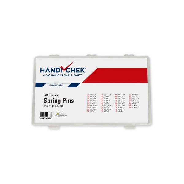 Flint Hills Trading Spring Pin 420 Stainless Steel Passivated Assortment 300 Piece DISP-SPSP300 - main